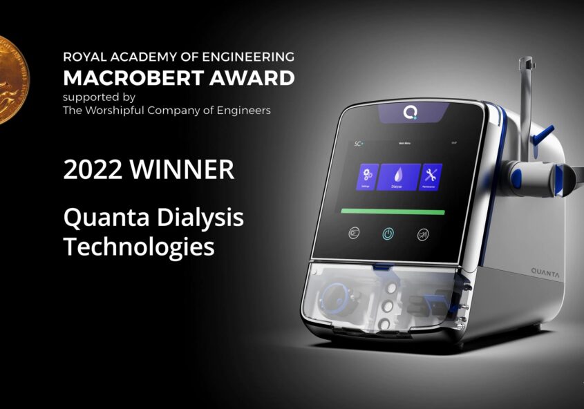 Smallfry Design Quanta Dialysis Wins MacRobert Award